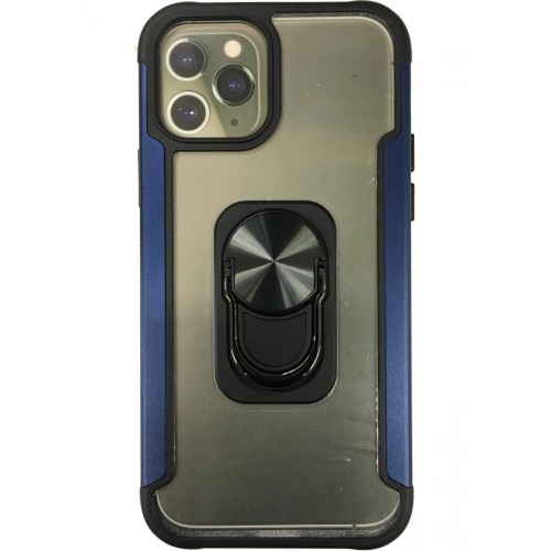 iP14Plus Clear Ring Case Blue